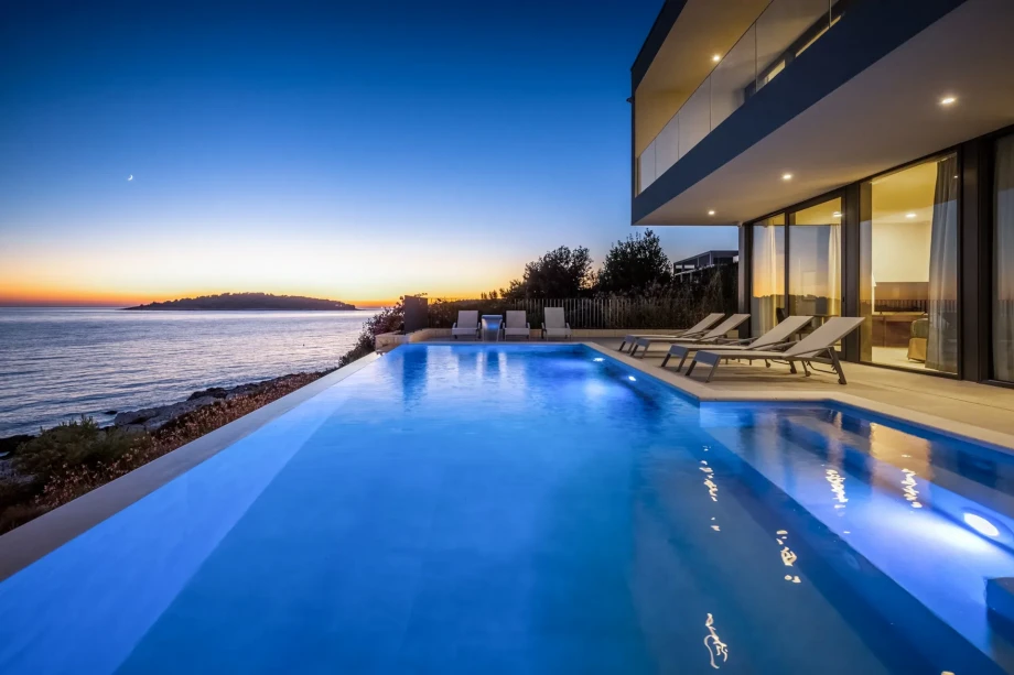 Villa Miracle by Croatia Finest Holidays - waterfront luxury villa with outdoor swimming pool and wellness