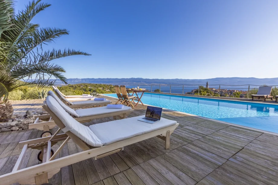 Villa Verbanicum by Croatia Finest Holidays - luxury villa with outdoor swimming pool and wellness on island Krk