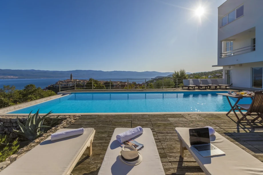 Villa Verbanicum by Croatia Finest Holidays - luxury villa with outdoor swimming pool and wellness on island Krk