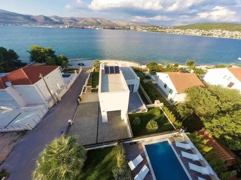 Villa Trogir Twins 2 by Croatia Finest Holidays - waterfront luxury villa with indoor and outdoor swimming pool and sauna